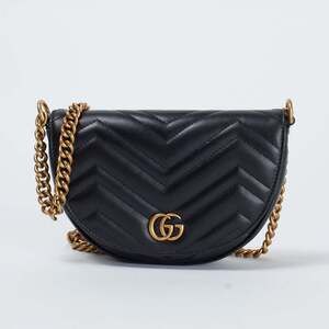 Gucci GG Marmont Quilted Chain Shoulder Bag